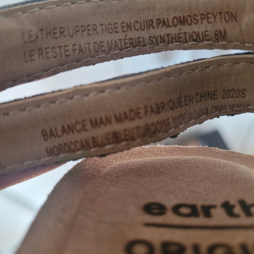 Earth Blue Women's Sandals - Picture 8 of 10